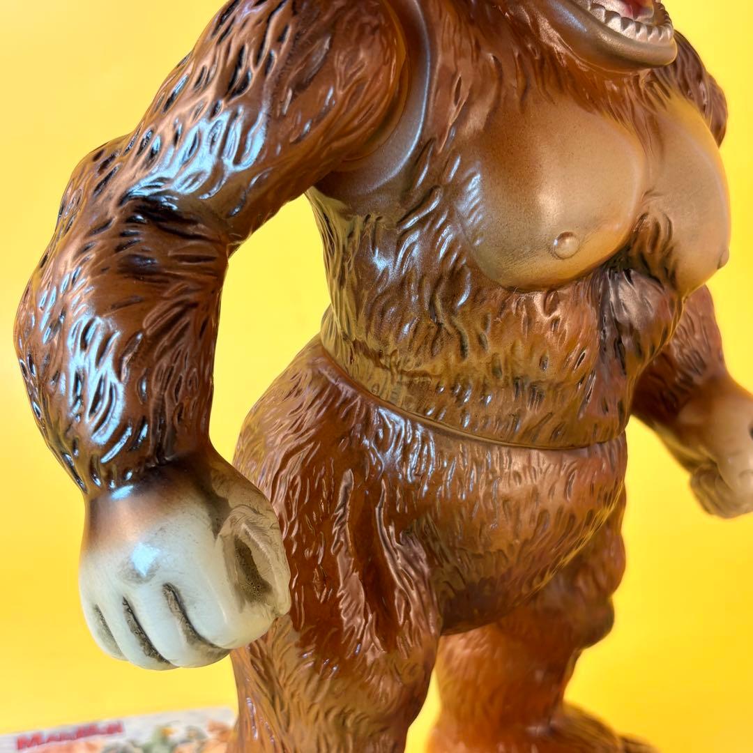 マルサン ジャイアントゴリラ450-Aタイプ ブラウン 後藤博彩色蓄光版カスタム