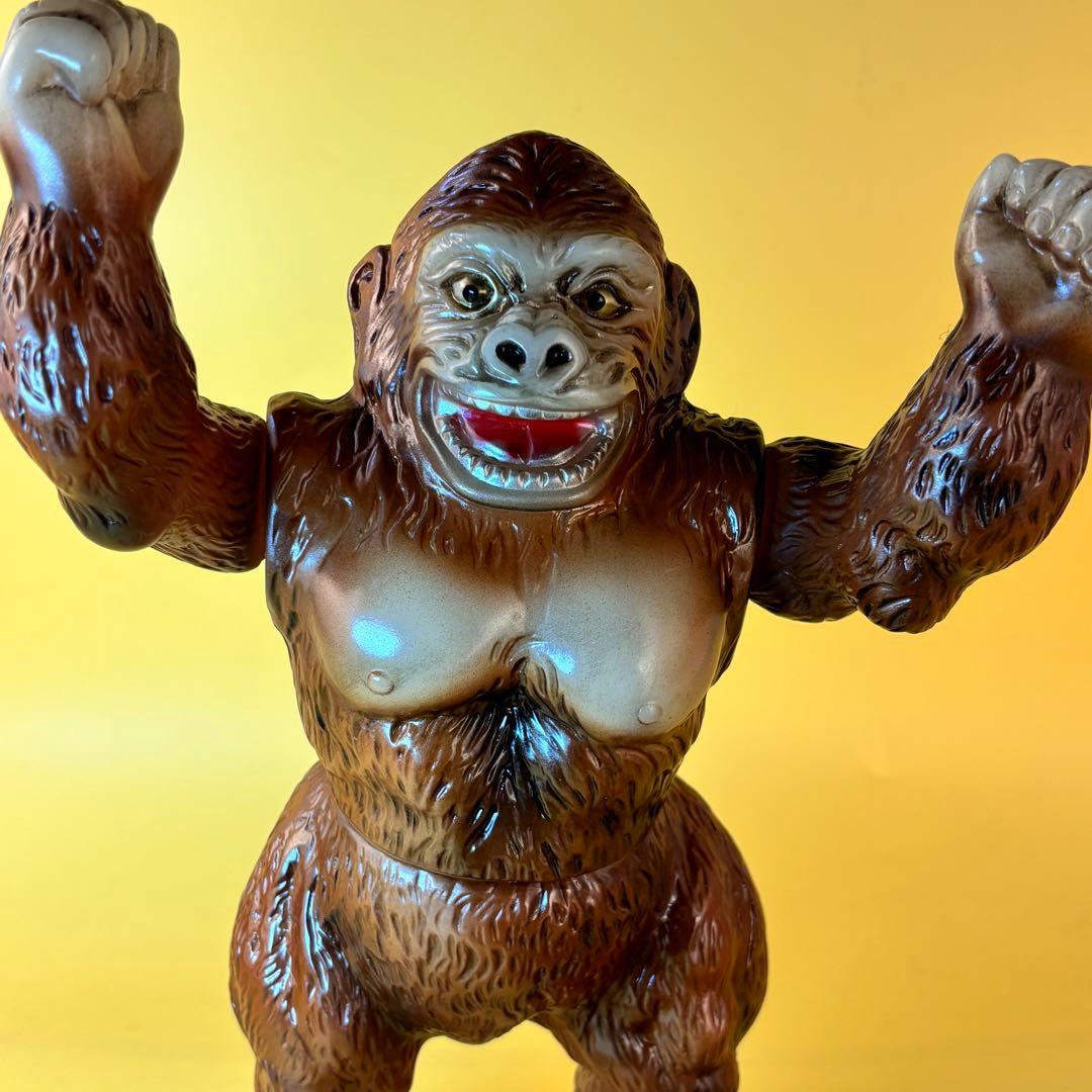 マルサン ジャイアントゴリラ450-Aタイプ ブラウン 後藤博彩色蓄光版カスタム