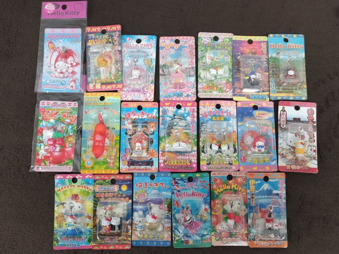 Hello Kitty ハローキティ 地域限定ファスナーストラップ20種セット