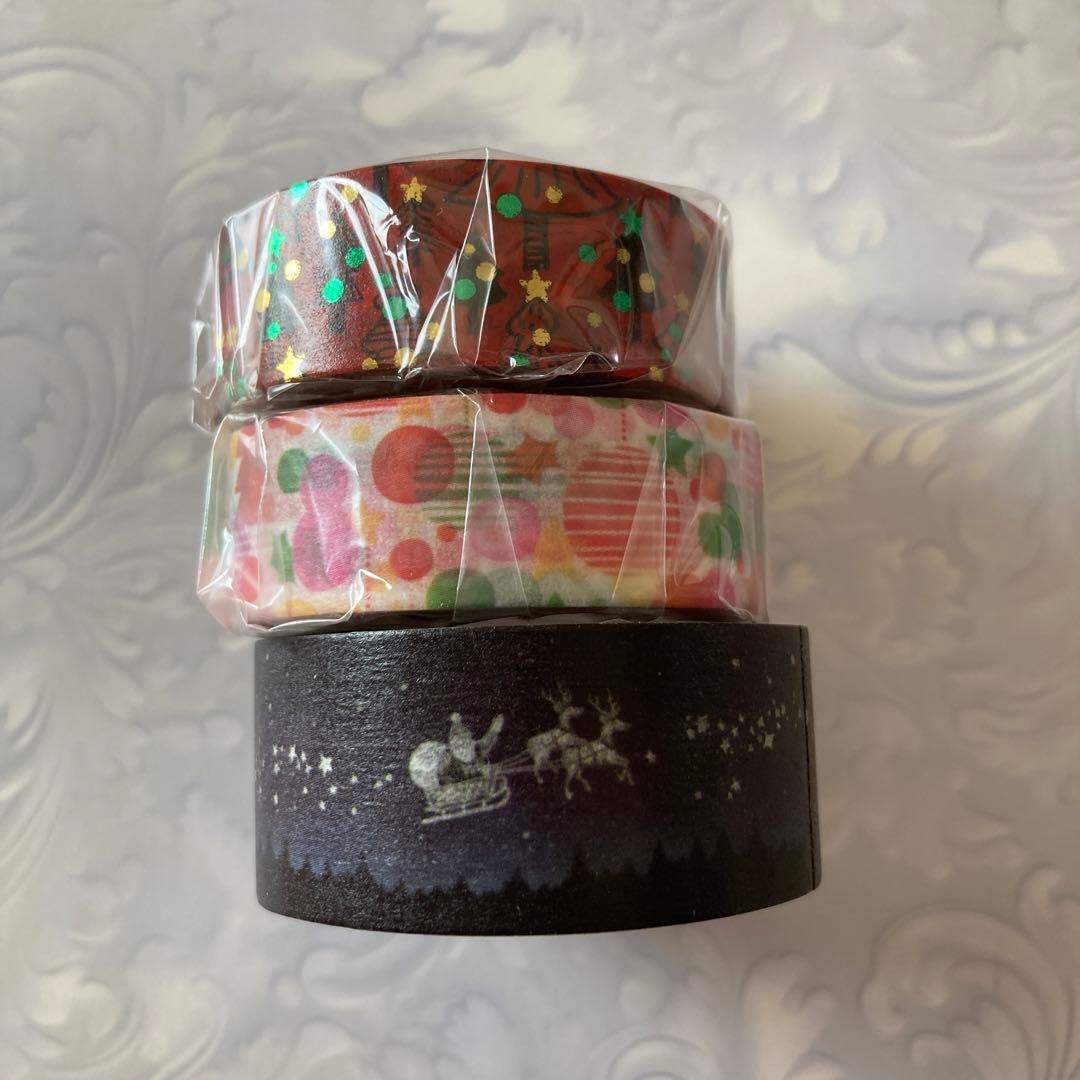 14 mtマスキングテープ クリスマス　ラベル難あり