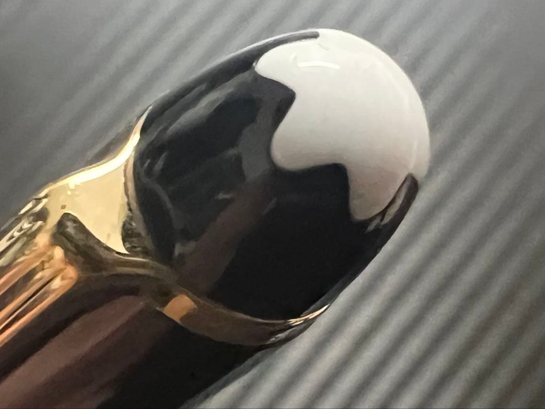 モンブラン マイスターシュテュック 144 万年筆 F 細字 ブラック 中白