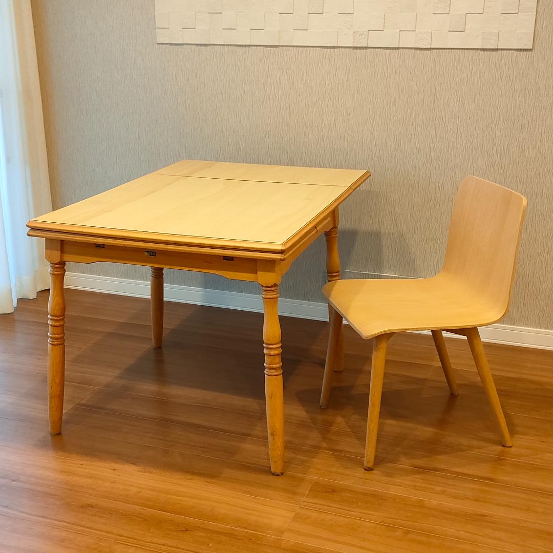 WINDS太平　伸長式　ダイニングテーブル　スクエア　バタフライ