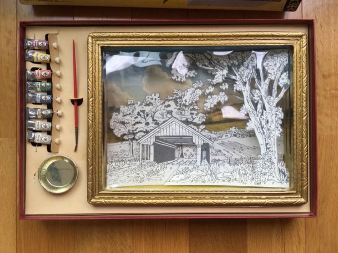 ヴィンテージ！レア! 3D paint by numbers kits