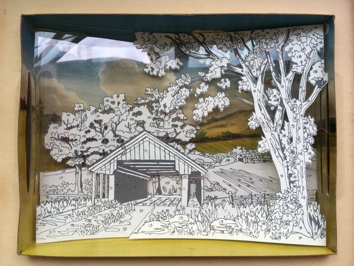 ヴィンテージ！レア! 3D paint by numbers kits