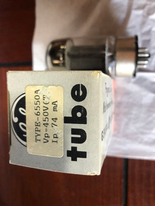 GENERAL ELECTRIC 6550A 真空管　1本