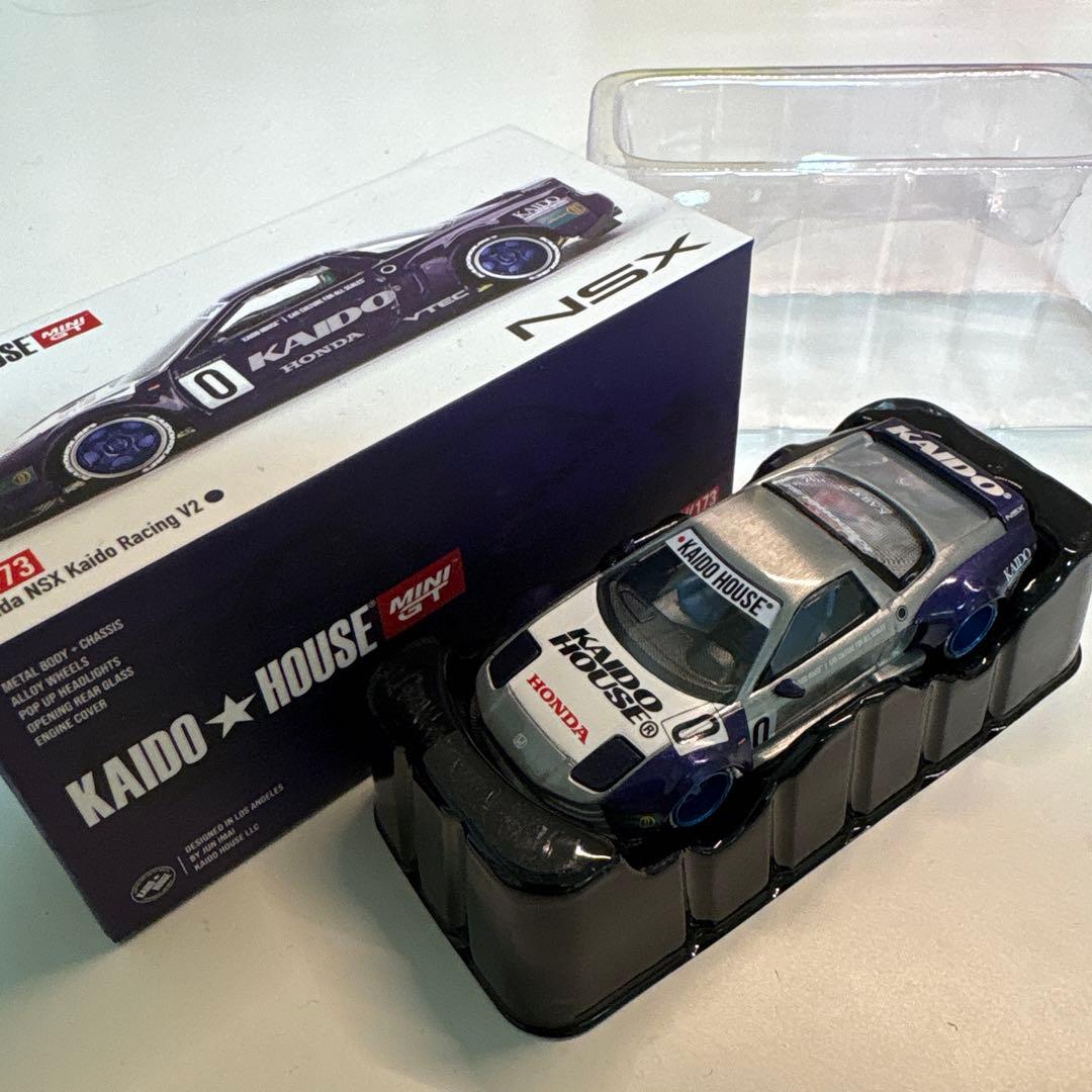 MINI GT 街道ハウス ホンダ NSX チェイス 紫