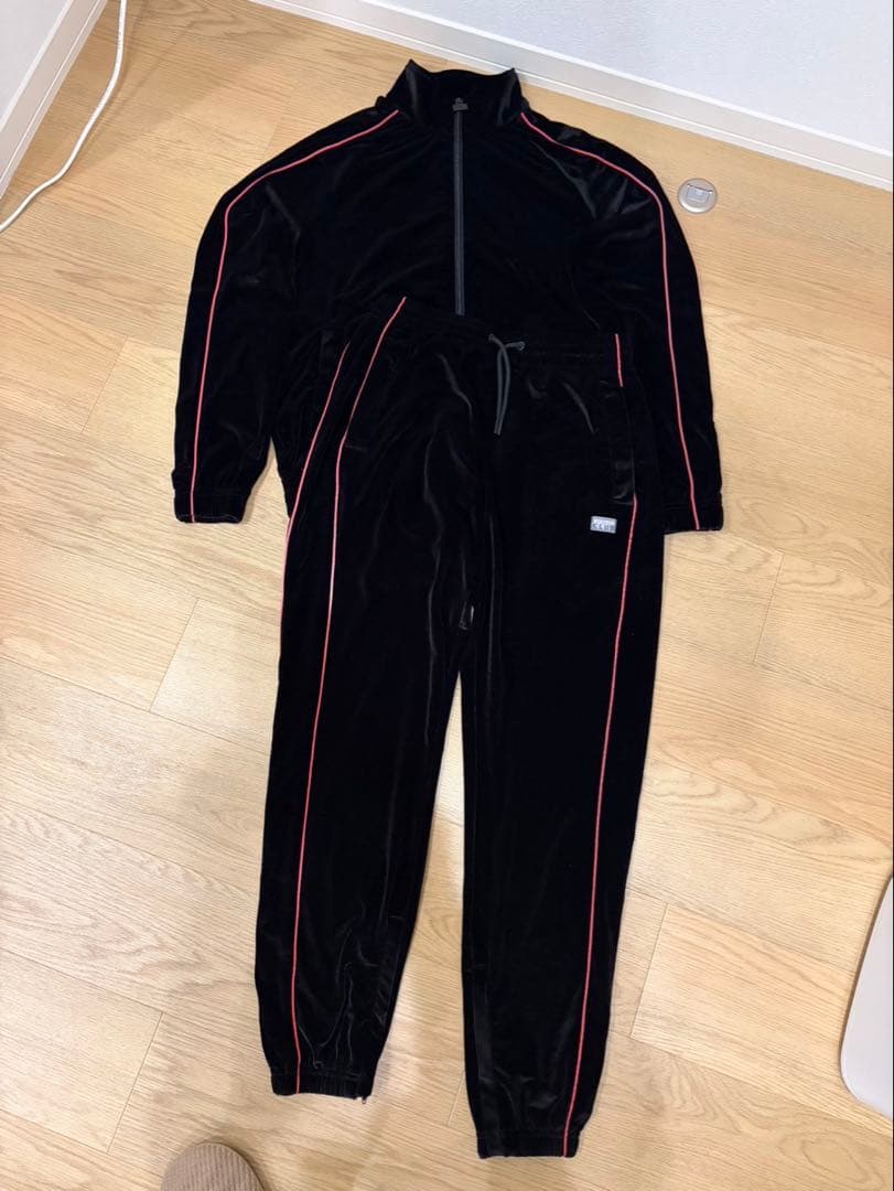 PRO CLUB プロクラブ　ベロア　セットアップ　入手困難　サイズS