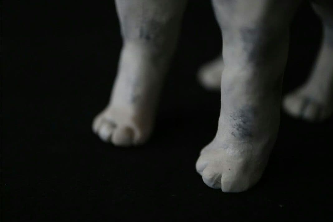 北井真衣さん　アニマルセラピー　壺　九谷焼