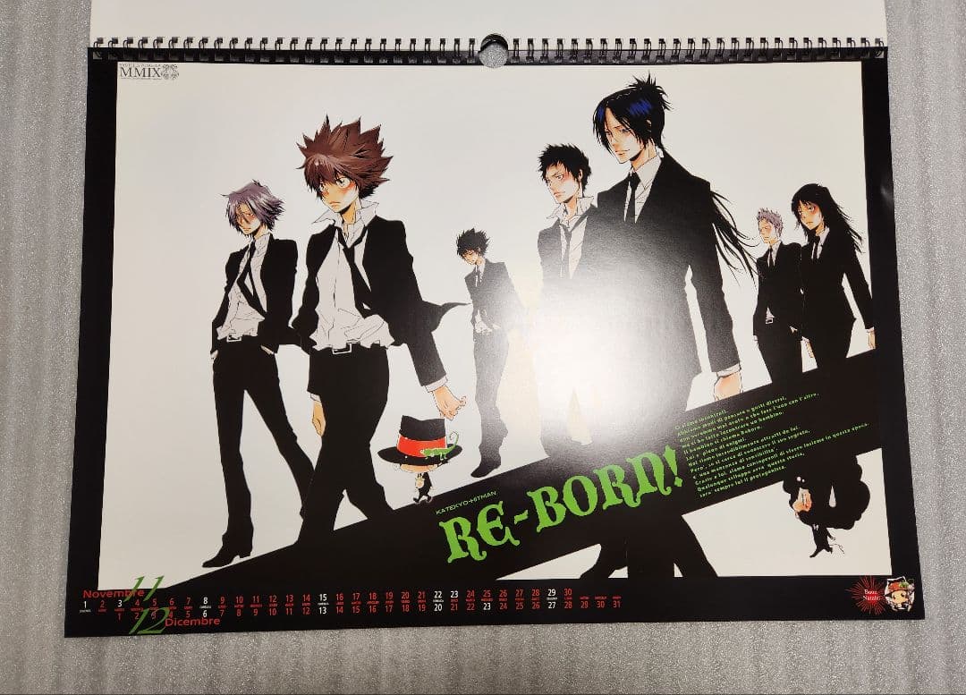 【希少品】家庭教師ヒットマンREBORN 2009年カレンダー