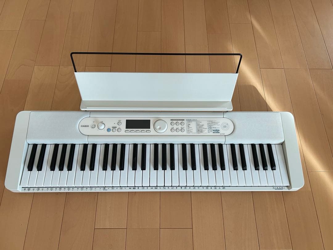 カシオ LK520 キーボード Casiotome 光ナビゲーションキーボード