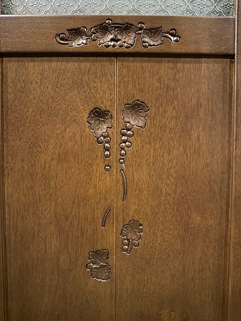 アンバーガラススクリーン　衝立　パーテーション　葡萄