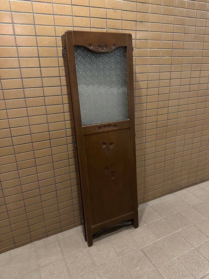 アンバーガラススクリーン　衝立　パーテーション　葡萄