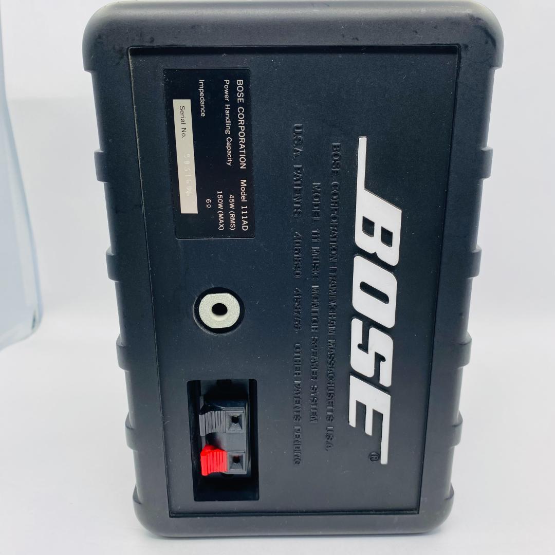 BOSE　ボーズ　モデル 111AD　スピーカー　ペア　２個セット　ケーブル付き