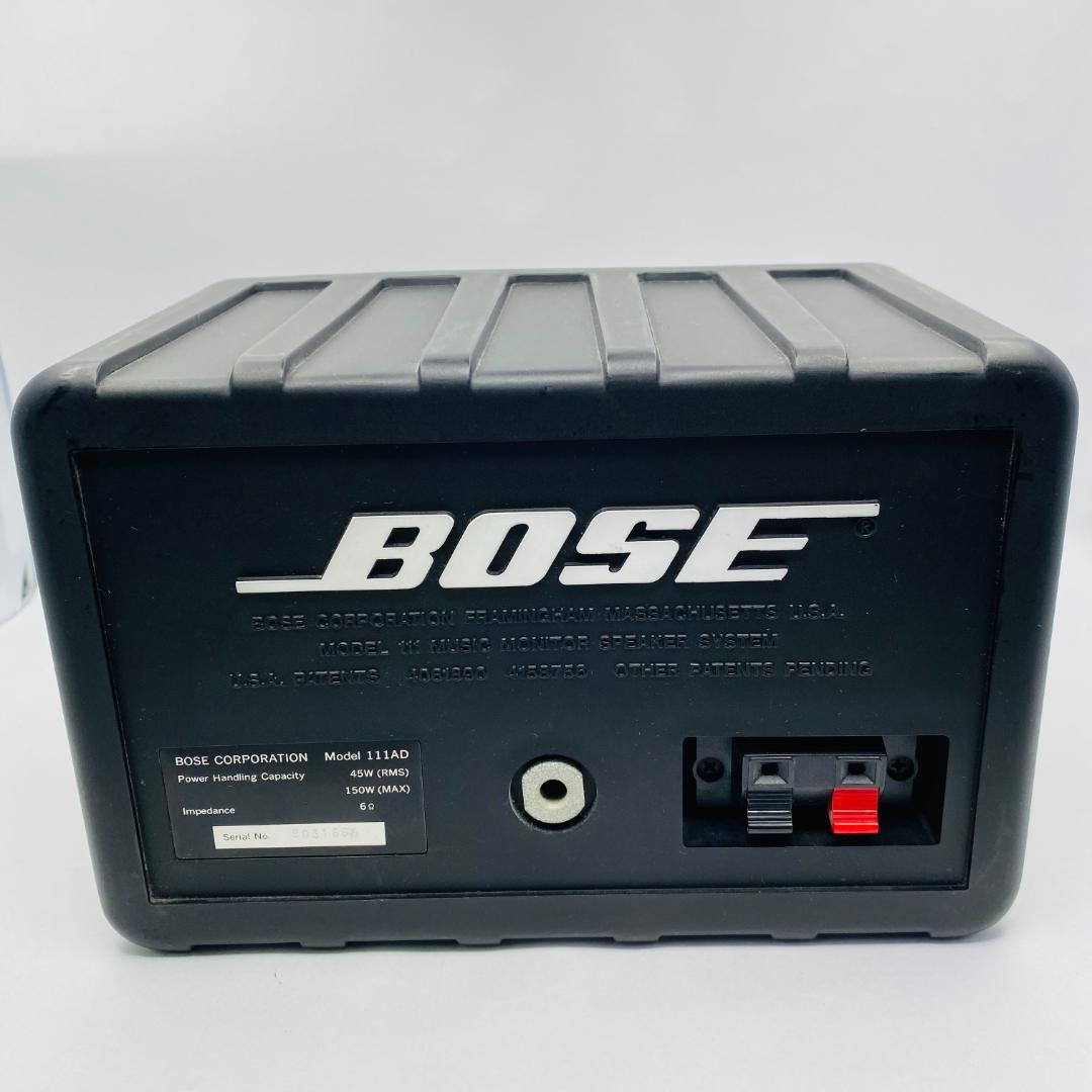 BOSE　ボーズ　モデル 111AD　スピーカー　ペア　２個セット　ケーブル付き