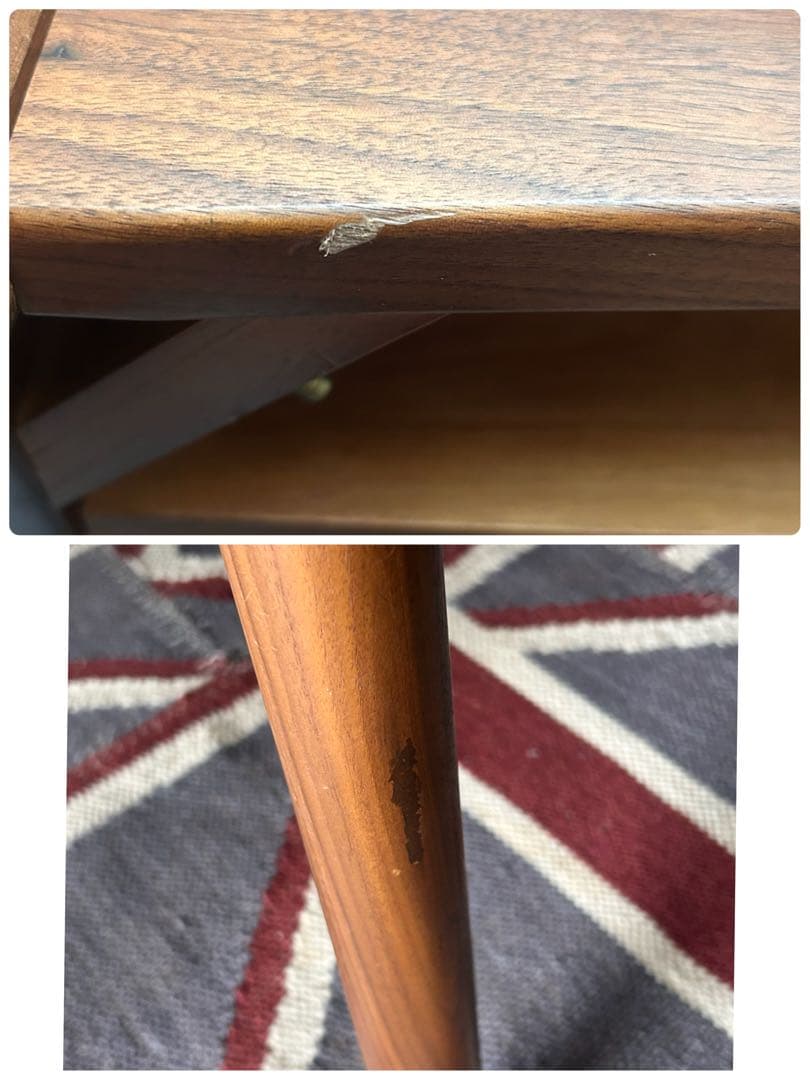 【美品】ウニコ ブレナ エクステンションテーブル Φ1100 伸縮式 24年製