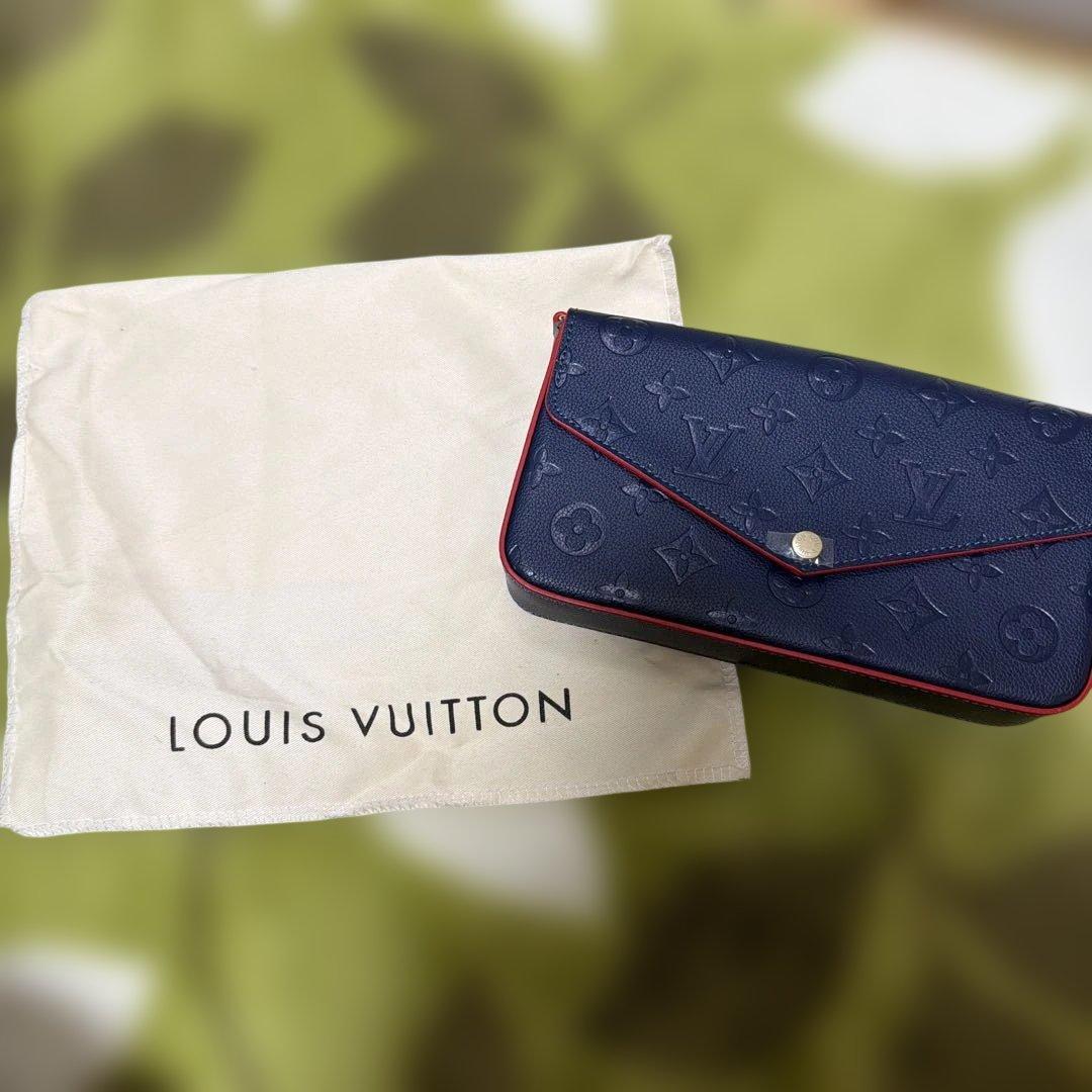 LOUIS VUITTON ネイビー ショルダーバッグ