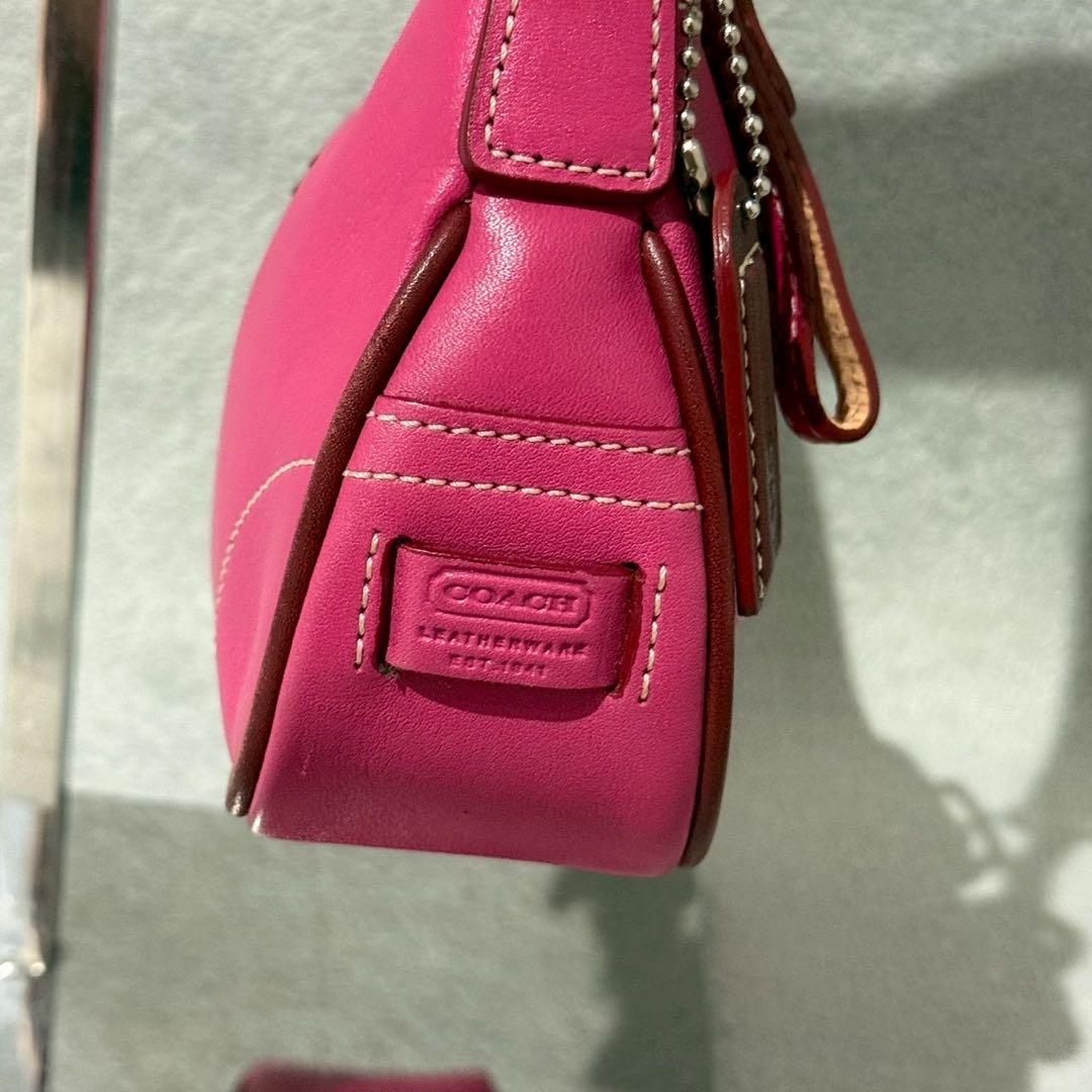 バッグ Coach Soho Leather Pink Demi Bag y2k