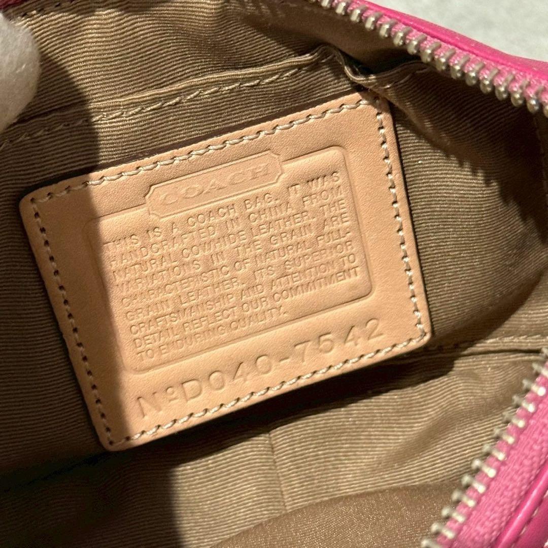 バッグ Coach Soho Leather Pink Demi Bag y2k