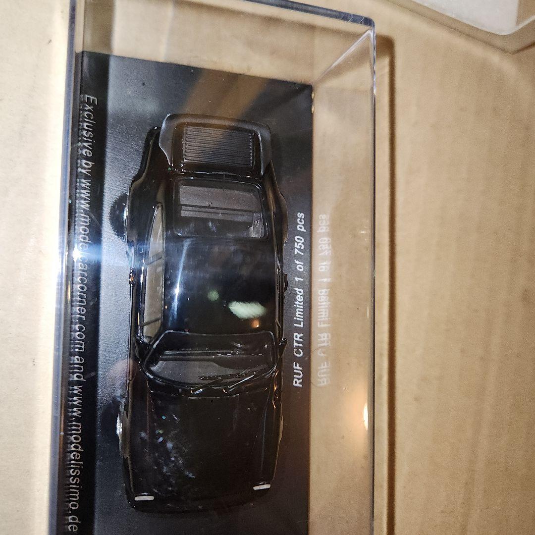 RUF CTR 限定ミニカー ブラック 750個限定スパーク1/43