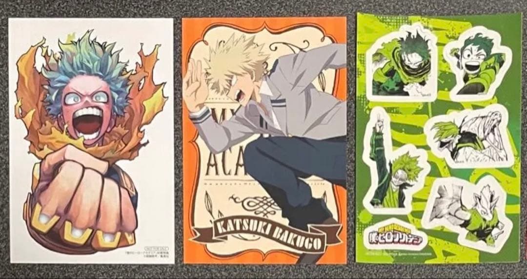 僕のヒーローアカデミア 全巻 劇場2弾3弾特典コミック ポストカードシール付き