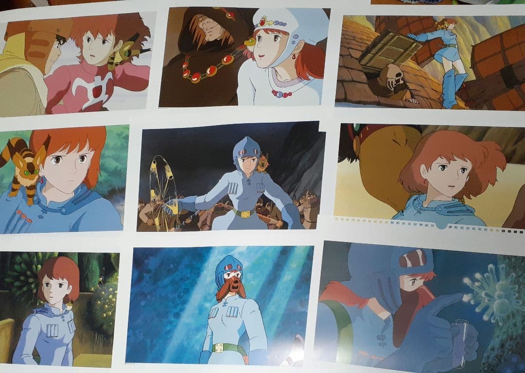 【1】風の谷のナウシカ　作品集　ジブリカレンダーGBL ２５枚以上　収集完了