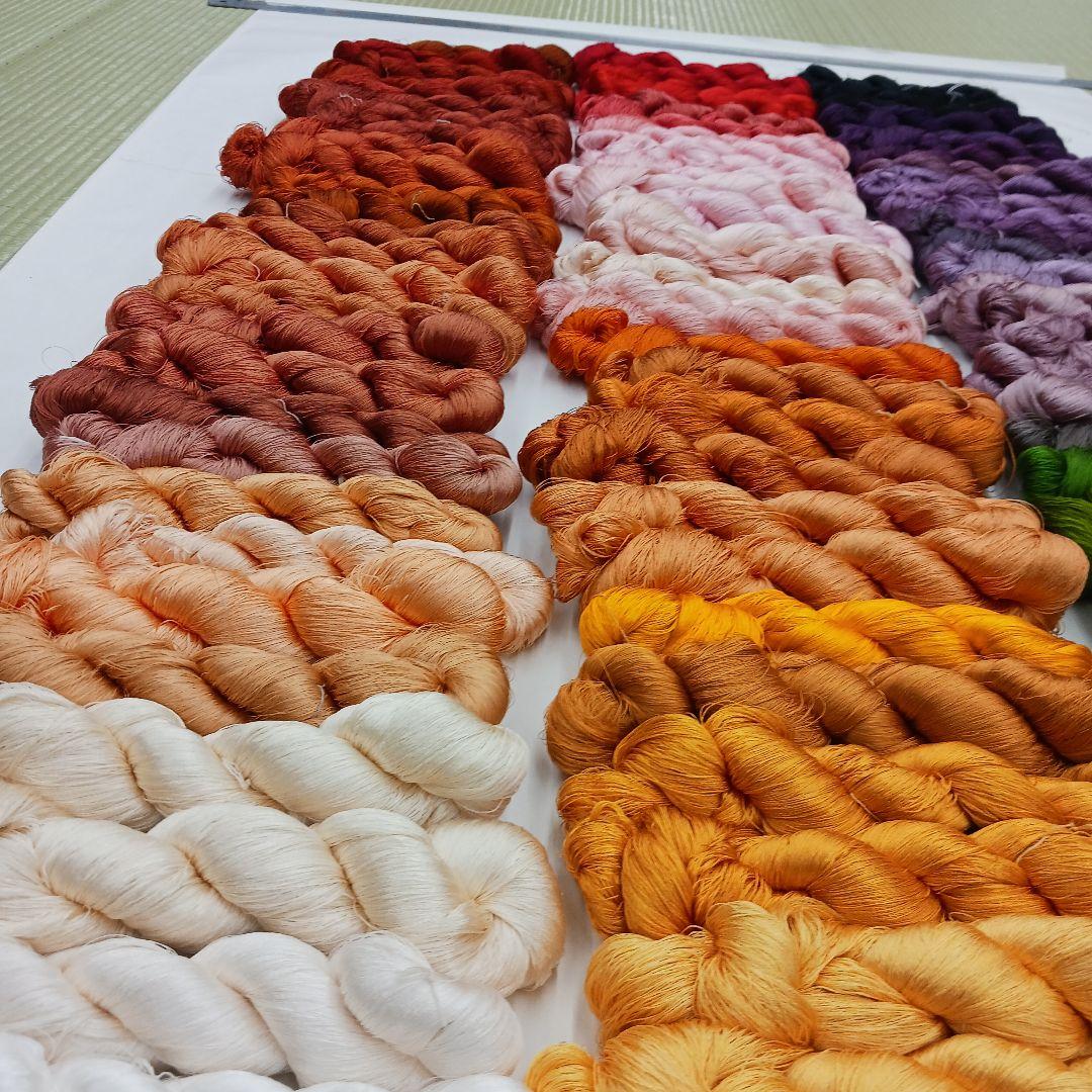 織物、組紐、刺繍手芸用絹糸セット361