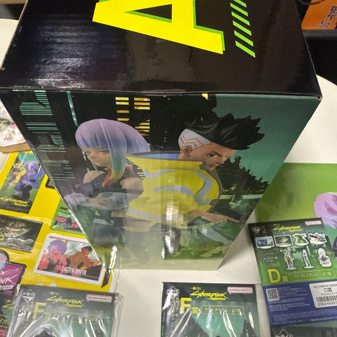 一番くじ サイバーパンク A賞 デイビッドフィギュア、下位賞付き