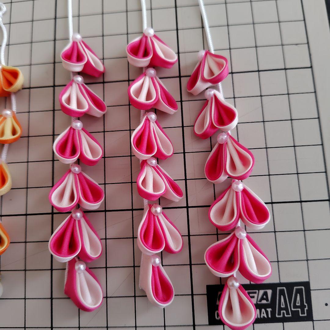 リリイです！つまみ細工下がりまとめ売り　うさぎの人形　鯉のぼり