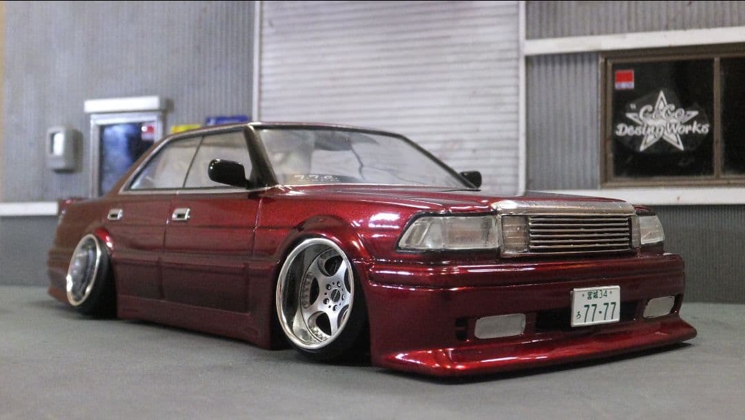 1/24 130系　クラウン 完成品　インシュランス　VIP UZS131