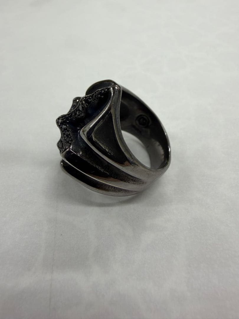 ブラッディマリー イノセンスリング ブラックダイヤ パヴェ 15号　ギャラ付