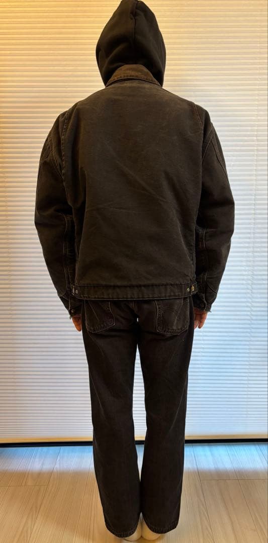 カーハート デトロイトジャケット ブラック JB105 90s