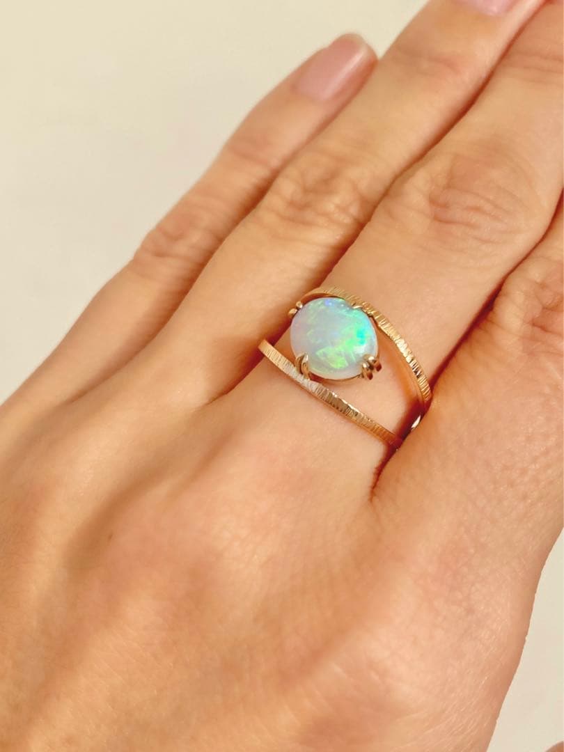 ♡理楽♡　オーダー　オパールデザインリング