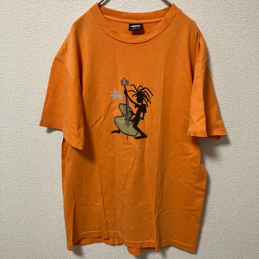 オールドステューシー　Stussy ジャズマン Tシャツ M
