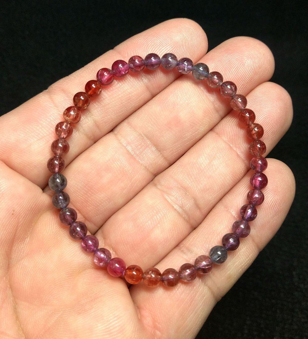 専用【極上,小粒】レインボーカラースピネル　ブレスレット　美品　希少　天然