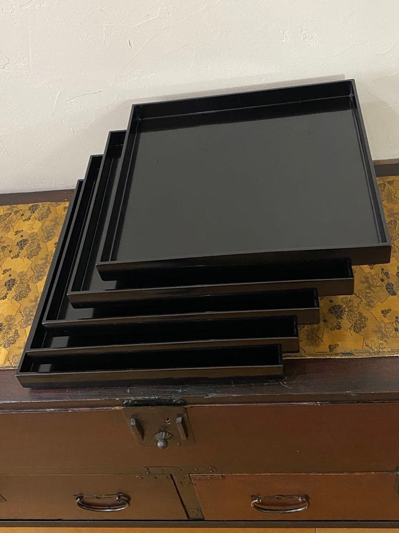 茶道具　懐石道具一式　新品未使用品　木製　本漆