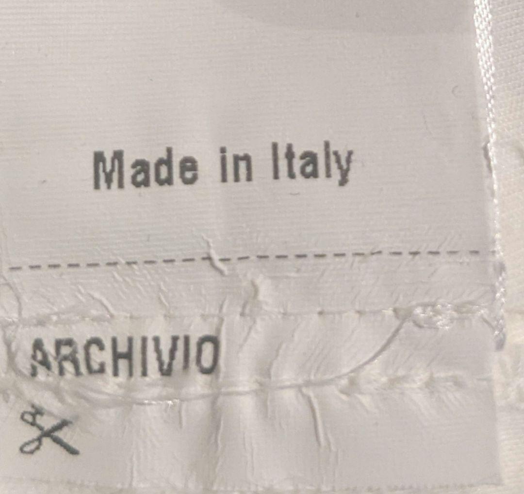 giabsarchivio ホワイト チノパン ドローストリング（サイズ46）