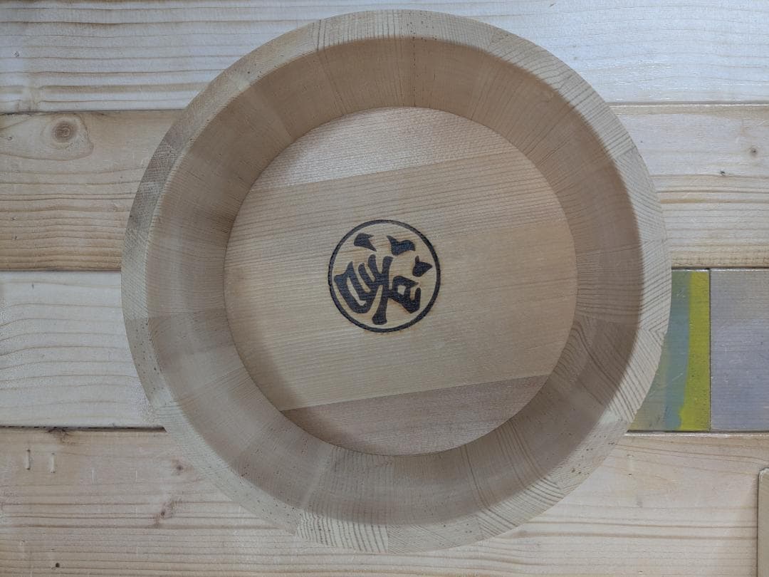 北海道産えぞ松材　お風呂屋さん3点セット　桶　椅子　未使用　M.P.M