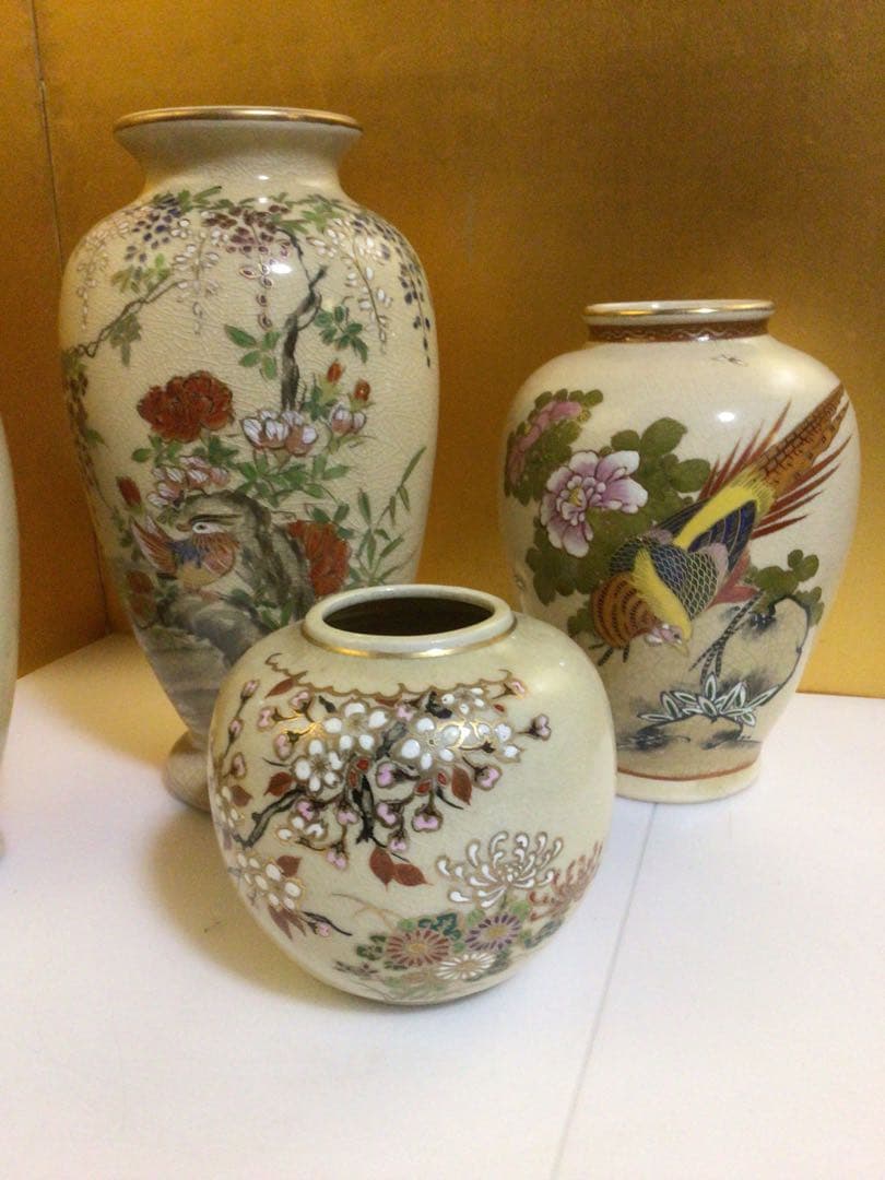 薩摩花瓶４個セット