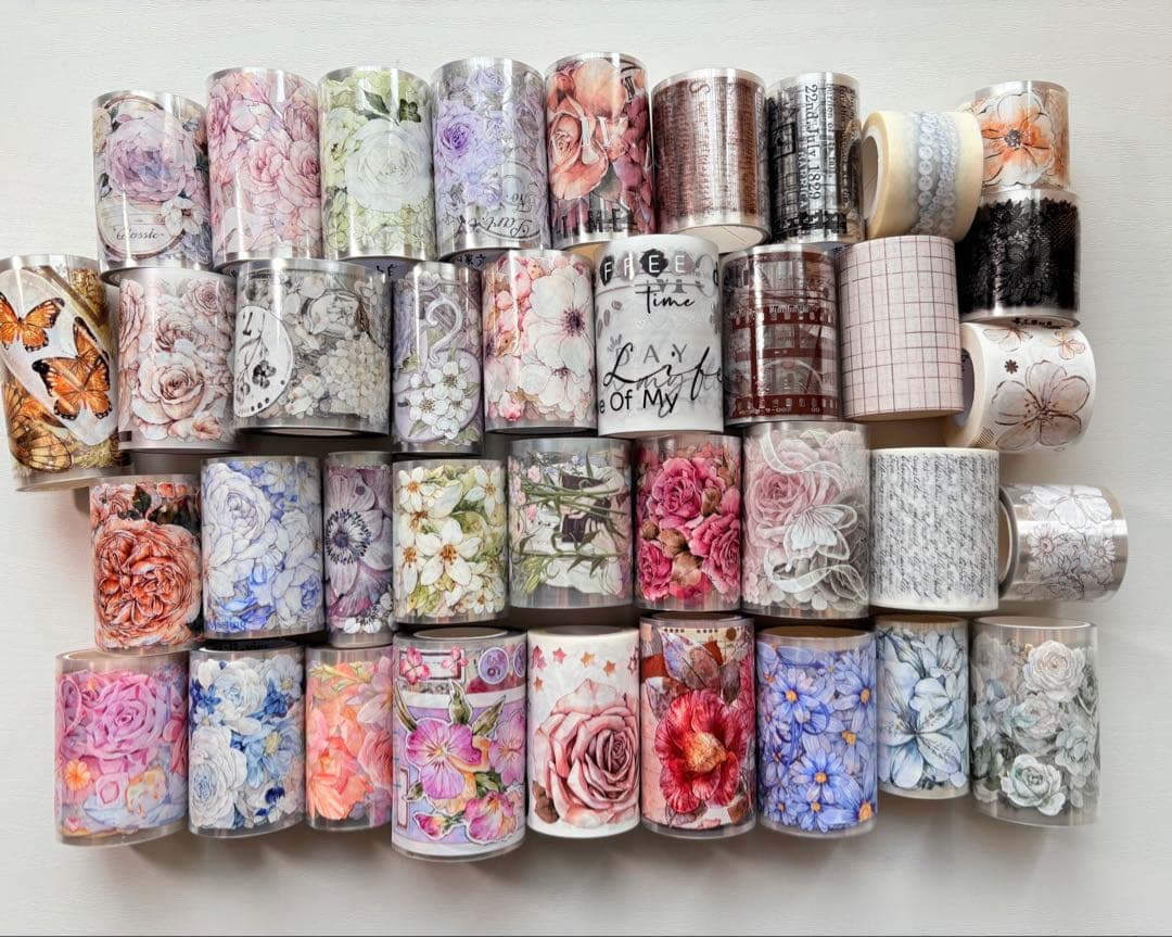 海外マステ　装飾マステまとめ売り　81個