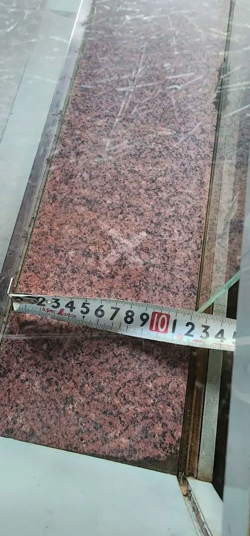 ショーケース　L字　Ｒガラス　タバコ屋ガラスケース