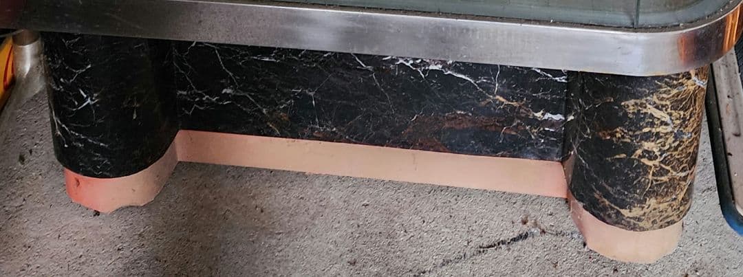 ショーケース　L字　Ｒガラス　タバコ屋ガラスケース