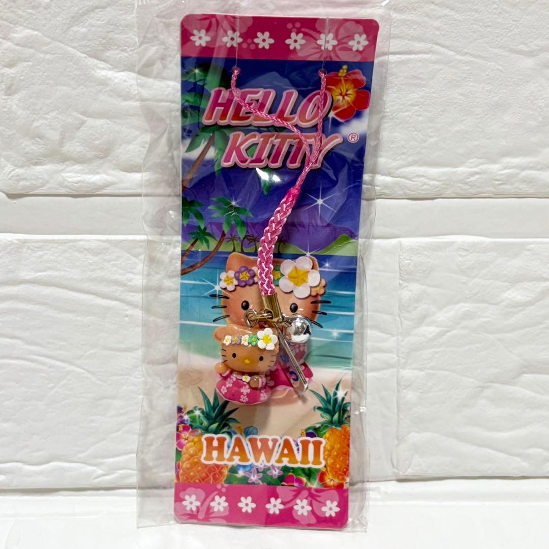 超レア　ハワイ限定　ご当地　ハローキティ　根付け　ストラップ　日焼けキティ　希少