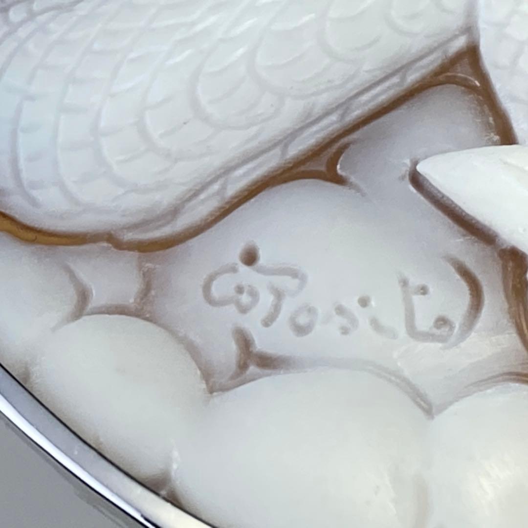 k18.W G．シエルカメオ、ブローチ、ペンダント、No.408.