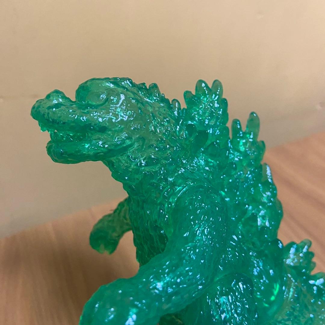 ポピー キングザウルス ゴジラ クリアー緑成型 ソフビ 5450