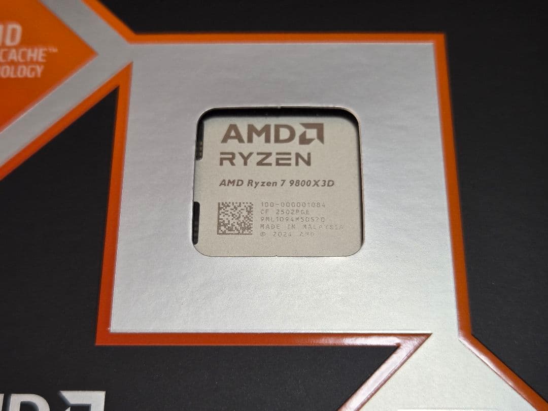 AMD RYZEN 7 9800X3D【新品・未開封】