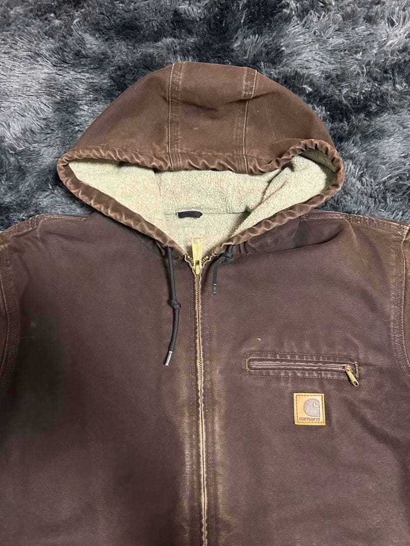 Carhartt アクティブジャケット ブラックグレー ダック地 古着
