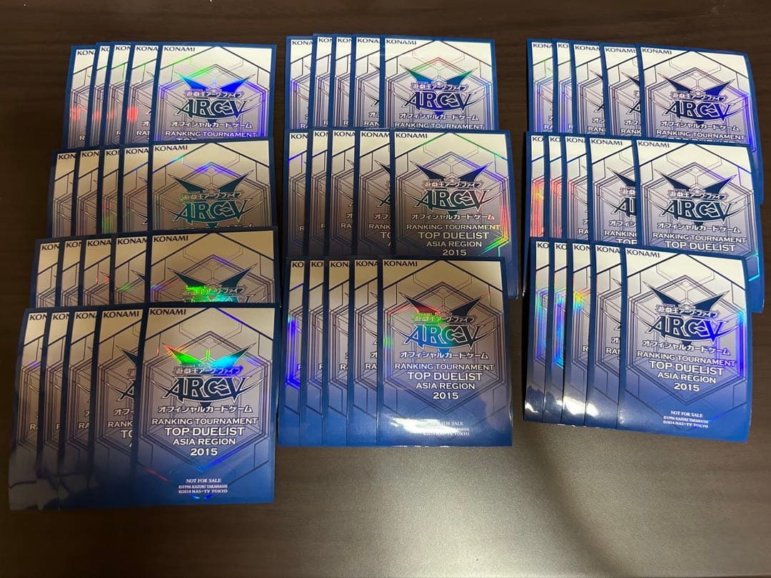 遊戯王　スリーブ　ARC-V ASIA REGION2015 125枚