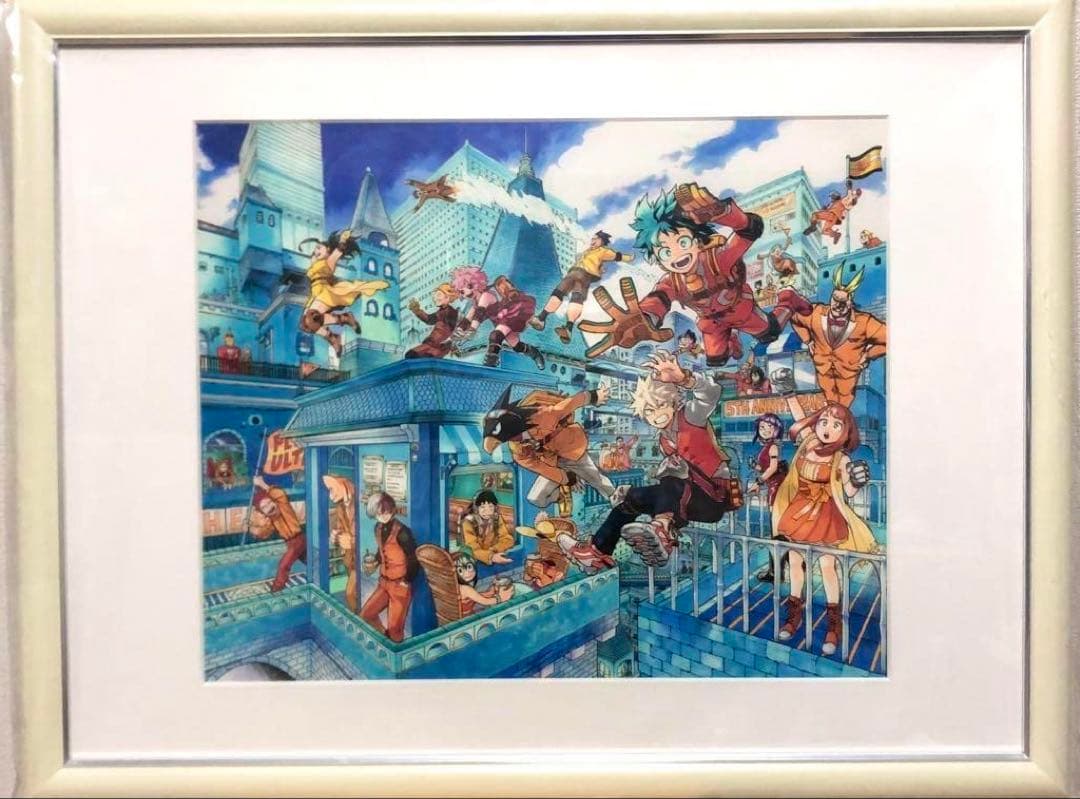 僕のヒーローアカデミア　高級複製原画　複製原画　複製原画　カラーイラスト