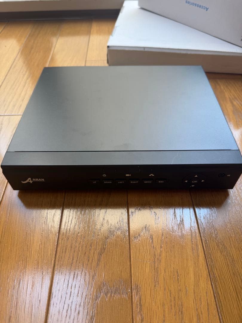 防犯カメラセット(200万画素）POE給電 屋外型　ANRAN防犯カメラ4台