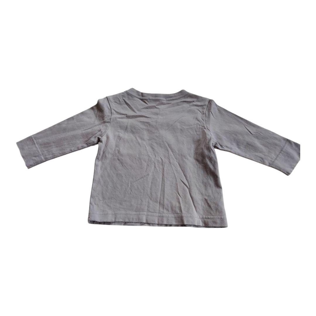 【ファミリア familiar】現行品 長袖 Tシャツ 80cm 2枚セット